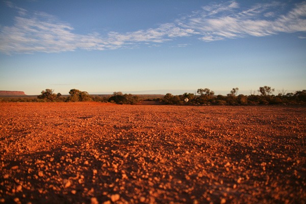 Dry Australian land