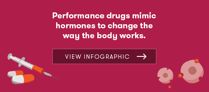 Performance drugs infographic