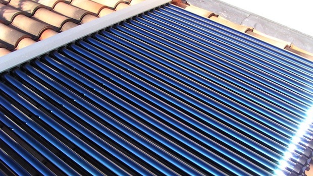 A solar thermal collector for hot water
