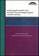 Maximising the benefits from Australia’s formal linkages to global scientific activities