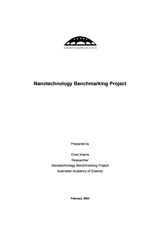 Nanotechnology benchmarking report