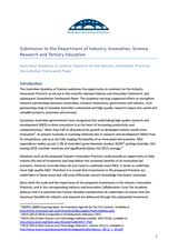 Submission—Industry Innovation Precincts Consultation Framework Paper