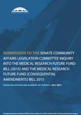 Submission—Senate Community Affairs Legislation Committee Inquiry into the Medical Research Future Fund Bill 2015 and the Medical Research Future Fund (Consequential Amendments) Bill 2015