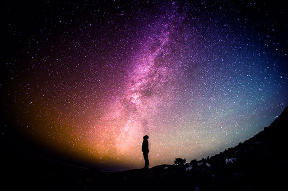 Galaxy night view deals