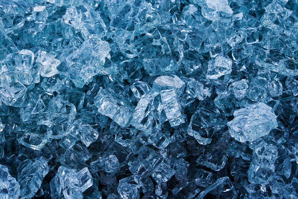 Crystals of salt