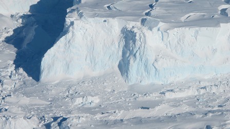 The Thwaites glacier in Antarctica