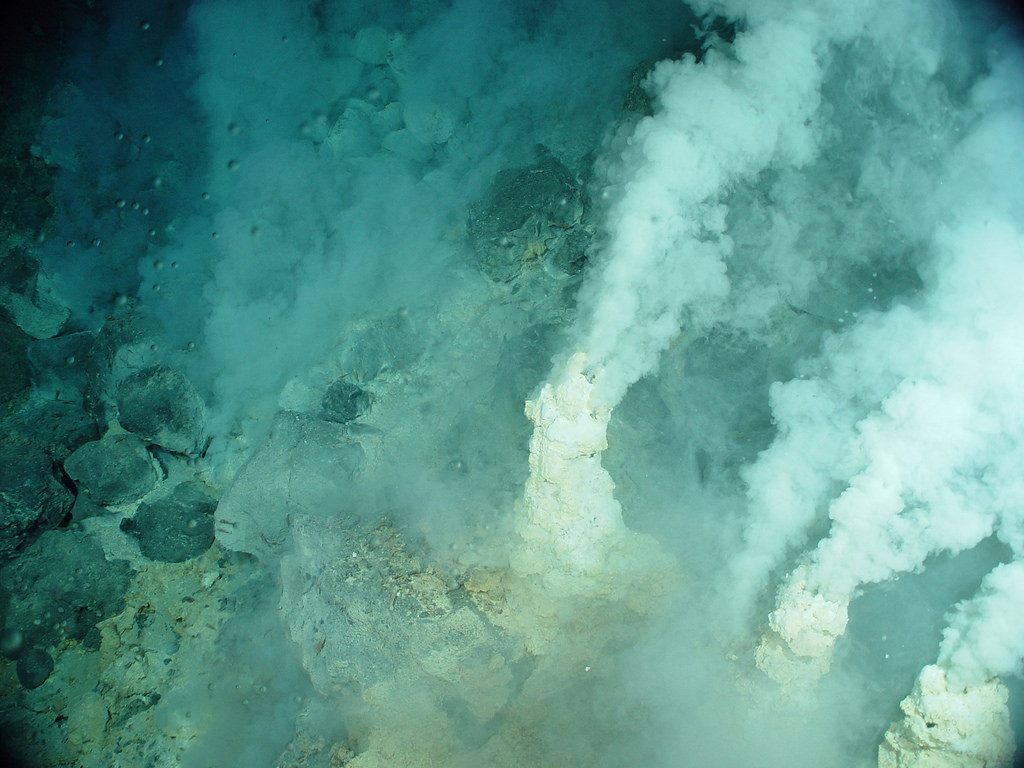 Steamy ocean vents