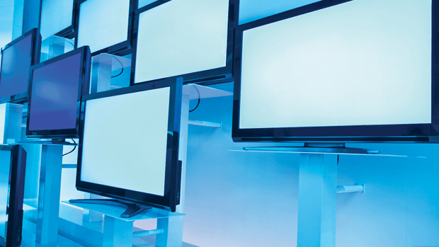 LCD televisions screens.