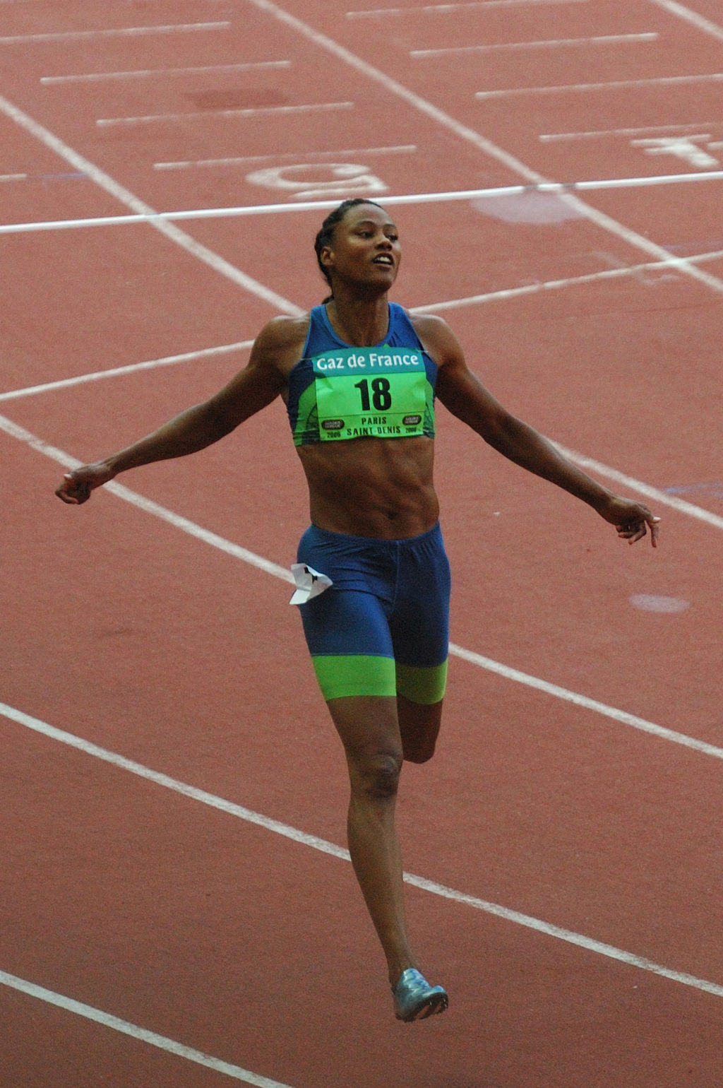 Olympic sprinter Marion Jones