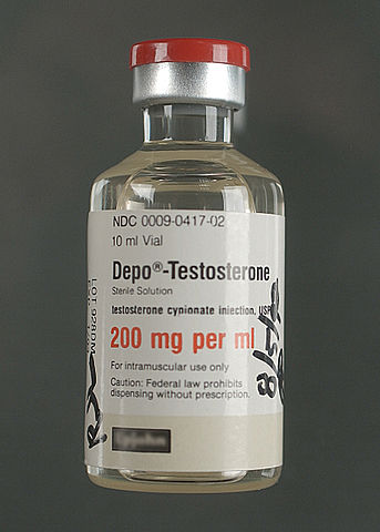A vial of depo-testosterone.