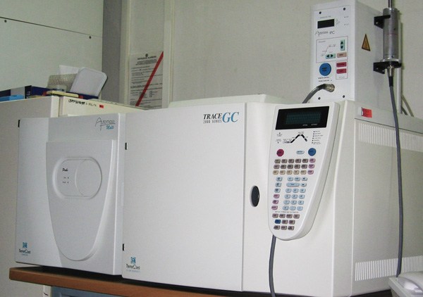 A Gas Chromatography Mass Spectrometry machine