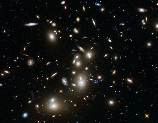 A cluster of galaxies