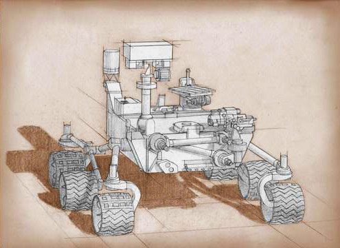 Artist's concept of the 2020 Mars Rover