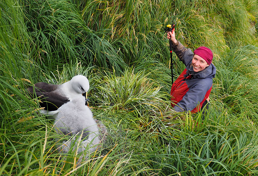 Penny Pascoe in the field