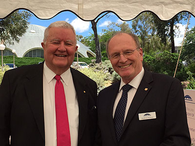 Ian Chubb and Academy President Professor Andrew Holmes