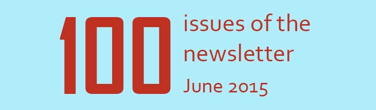 100 issues of the newsletter