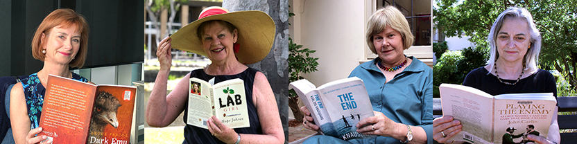 from left to right: Professor Jennie Brand-Miller FAA, Professor Jenny Graves FAA, Professor Lois Salamonsen FAA, Professor Frances Separovic FAA.