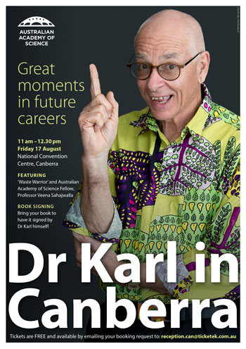Dr Karl school poster