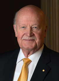 Academy President Professor John Shine