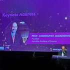 Academy President Professor Chennupati Jagadish delivers the keynote address