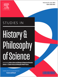 Journal cover, Studies in History and Philosophy of Science