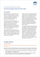 Diversity Strategic Statement 2022-2025 cover