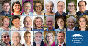New members of the Australian Academy of Science fellowship in 2022