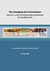 The changing risk environment: ideas for new policy framework for handling risks