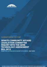 Submission—Senate Communiy Affairs Legislation Committee Inquiry into the Gene Technology Amendment Bill 2015