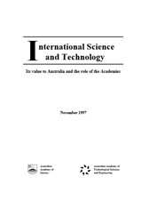 Report—International science and technology: Its value to Australia and the role of the Academies