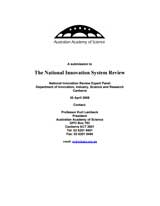 Submission—The National Innovation System Review