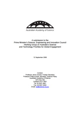 Submission—Australia’s Science and Technology Priorities for Global Engagement