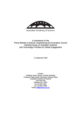 Submission—Australia’s Science and Technology Priorities for Global Engagement