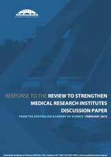 Response—Review to strengthen independent medical research institutes discussion paper