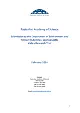 Submission—Grazing impact on bushfire fuel trial in the Alpine National Park