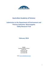 Submission—Grazing impact on bushfire fuel trial in the Alpine National Park