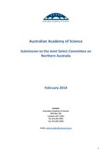 Submission—Joint Select Committee inquiry into the development of northern Australia