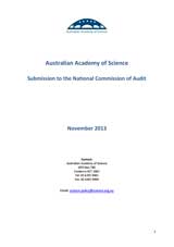 Submission—National Commission of Audit