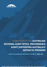 Submission—Australian National Audit Office Performance Audit: Supporting Australia's Antarctic Program