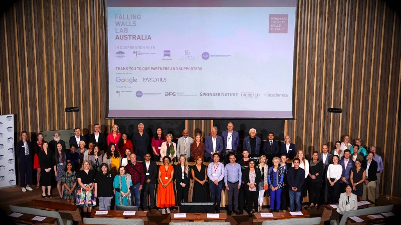 Three emerging innovators to represent Australia at Falling Walls Lab in Germany