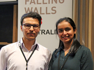 Joint winners at the second Australian Falling Walls Lab