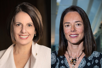 Ms Anna-Maria Arabia (left) and Professor Carola Vinuesa