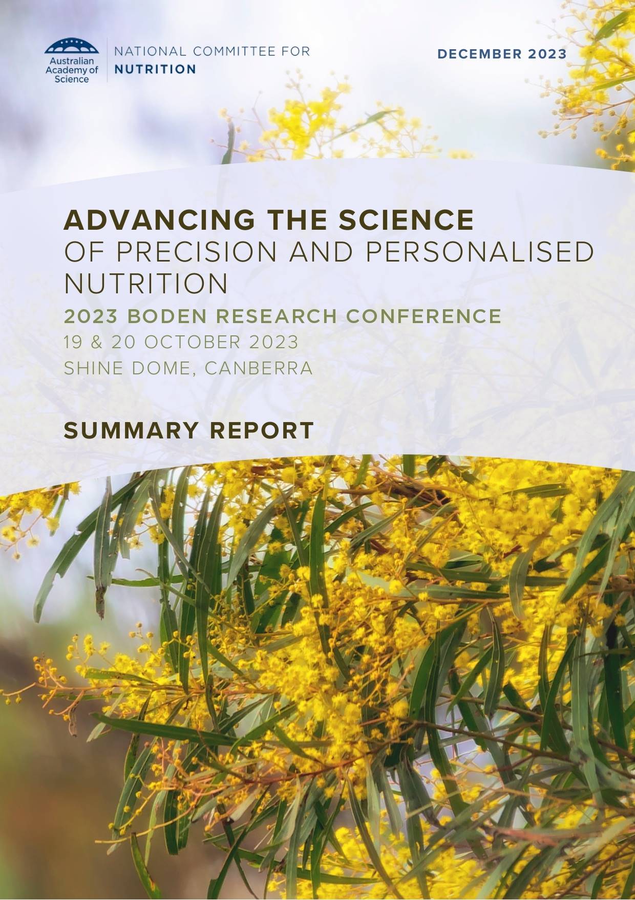 Summary report: 2023 Boden Research Conference ‘Advancing the Science of Precision and Personalised Nutrition’