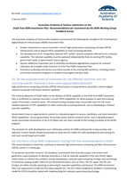 Submission—Draft Final NDRI Investment Plan: Recommendations for Investment by the NDRI Working Group Feedback Survey