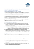 Submission—Blueprint and Action Plan for Critical Technologies