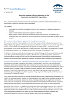 Submission—Inquiry into Australia’s illicit drug problem