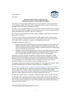 Submission—Australian Government’s economic reform roundtable