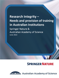 Research Integrity – Needs and provision of training in Australian Institutions